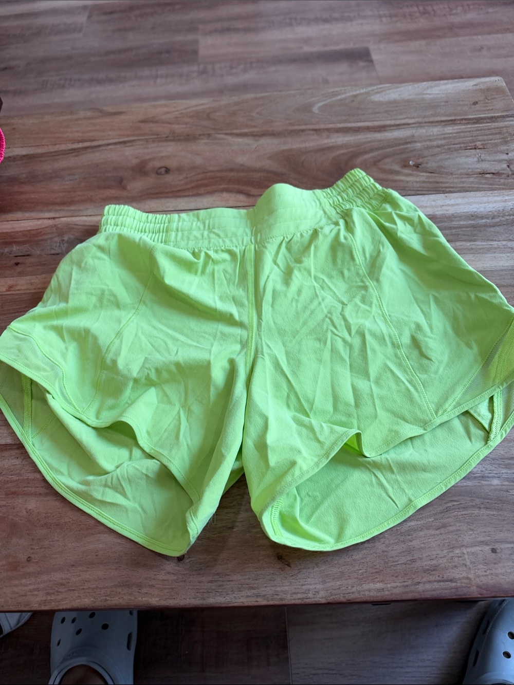 Neon Yellow lululemon Women’s Athletic Running Shorts